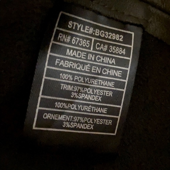 BB Dakota Faux leather cropped jacket/ blazer - Picture 10 of 10